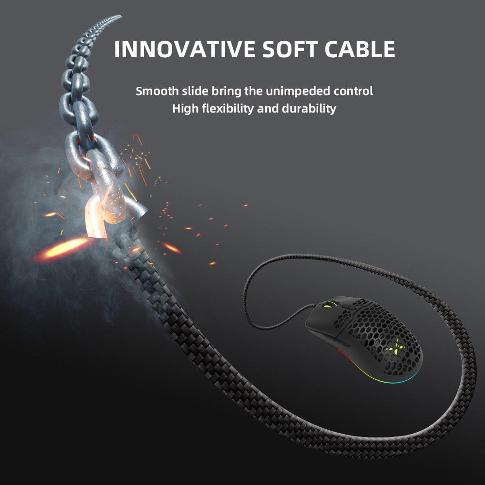 16000 DPI RGB Gaming Mouse With Customisable Buttons Lightweight!