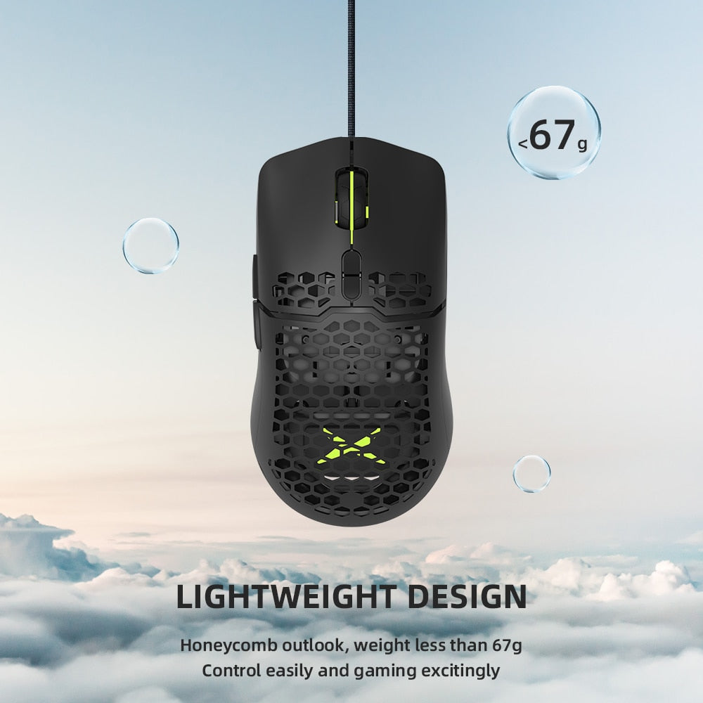 16000 DPI RGB Gaming Mouse With Customisable Buttons Lightweight!